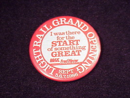 1986 Portland Light Rail Grand Opening Pinback Button, Pin, 6 September,... - $12.50