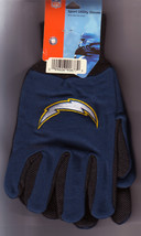 Diego chargers 2 tone cotton twill utility gloves adult 1 size all  3.49  and 2.29 ship thumb200