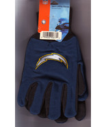 NFL Chargers Sport Utility Gloves One Size Fits Most - £7.97 GBP