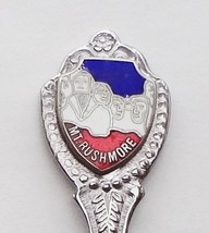 Collector Souvenir Spoon USA South Dakota Mt Rushmore Cloisonne Emblem - £2.35 GBP