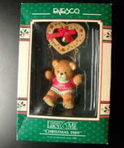 Enesco Christmas Ornament 1989 Lucy and Me Christmas 1989 Swinging Bear ... - £8.78 GBP