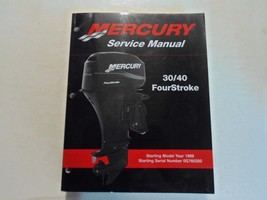 1999 Mercury 30/40 Fourstroke Service Shop Repair Manual Minor Wear Factory Oem - £23.99 GBP