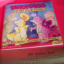 Scholastic Science Fun Book Dinofours I&#39;m Not Your Friend Dinosaur Educa... - $2.84