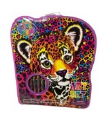 Lisa Frank Forrest Tiger Art Set with Case Paint and Coloring Set 2015 - £7.39 GBP