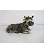 Vintage O&#39;Well Heritage Porcelain Replacement Bull Cow Christmas Nativity - $11.30