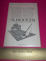 Home Treasure Paper Decor 1922 Hoover Vacuum Ad Ad Clean Household Appliance - £11.15 GBP