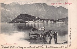 Lago Di Como Lombardy ITALY~BELLAGIO~1900s Photo Postcard - £8.69 GBP