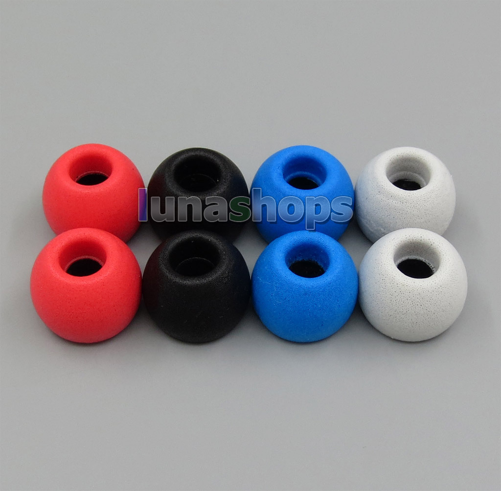 1pair Earphone Foam Tips With 4.9mm Plastic Tube For Shure KOSS Sony Sen... - $3.00