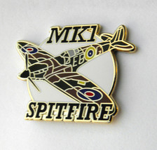 Spitfire Wwii Raf British Fighter Aircraft Lapel Pin 1.5 Inches - £4.57 GBP