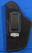 UNCLE MIKES BLACK HOLSTER RIGHT HAND SIZE 15 WITH BELT CLIP - $16.01