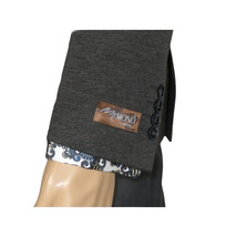 Men's MONO Turkey Jacket Patch Pockets Thick Cotton 1557-03 Charcoal image 4
