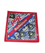 Bud Budweiser Frog Vintage 1995 Advertising Beer Scarf Bandana Handkerch... - €10,58 EUR