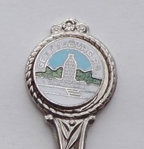 Collector Souvenir Spoon USA Pennsylvania Gettysburg Monument Cloisonne - £3.98 GBP