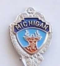 Collector Souvenir Spoon USA Michigan White Tailed Deer - £2.39 GBP