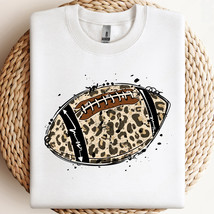 Football Leopard Grunge Western Print PNG, Leopard Football PNG, Game Da... - $2.50