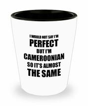 Cameroonian Shot Glass Funny Cameroon Gift Idea For Men Women Pride Quote I&#39;m Pe - £10.31 GBP