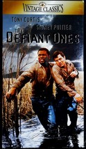 The Defiant Ones (VHS 1958, Vintage Classics) Tony Curtis, Sidney Poitier, Crime - £6.14 GBP