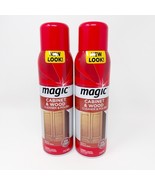 Lot of 2 Magic Cabinet &amp; Wood Cleaner Polish Aerosol 17oz NEW Discontinued - $1,838.62 MXN