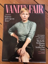 Vanity Fair September 2018 Michelle Williams Magazine - $16.82