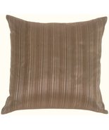 PILLOW DÉCOR Fine Stripe in Silver Blue Silk Accent Pillow - $552.76 MXN