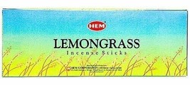 Hem Lemongrass Incense Sticks Hand Rolled Masala Fragrance Agarbatti 120 Sticks - £14.02 GBP