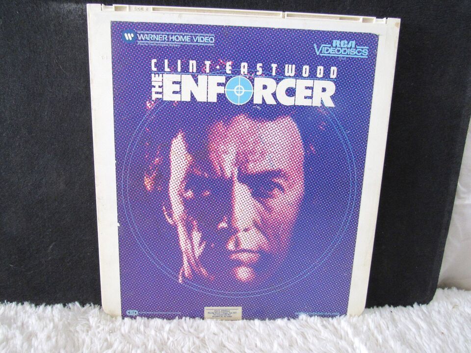 Primary image for CED VideoDisc The Enforcer (1976) Starring Clint Eastwood, Warner Bros Inc