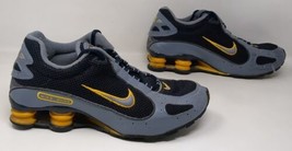 Nike Shox Monster Grey Black Yellow 2004 Shoes Men Size 8 308963-401 Vintage Y2K - £61.05 GBP