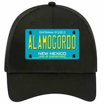 Alamogordo New Mexico Teal Novelty Black Mesh License Plate Hat - £23.04 GBP