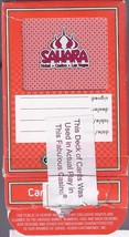 The SAHARA Las Vegas BlackJack Brand Playing Cards - £6.25 GBP