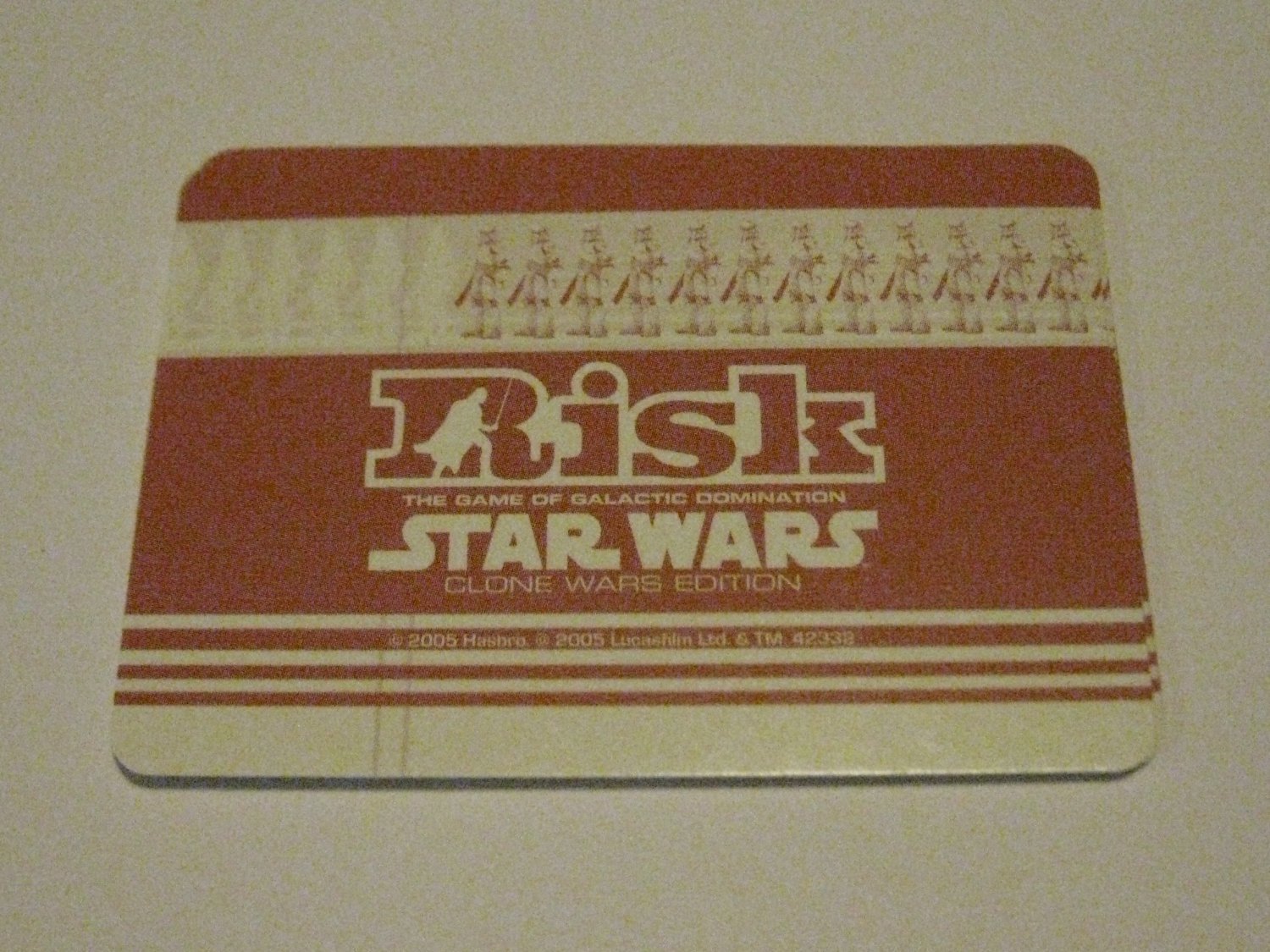 Primary image for 2005 Risk: Star Wars: Clone Wars Board Game Piece: Red Step  "Buyer's Choice"