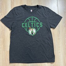 Boston Celtics Shirt Mens  Gray Green Logo Large - £11.86 GBP