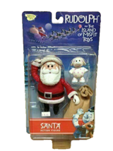 Rudolph Santa Claus w/ Present Sack and The Island of Misfit Toys Action Figure - £57.14 GBP