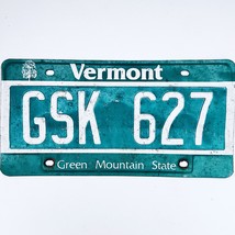  United States Vermont Green Mountain Passenger License Plate GSK 627 - £19.24 GBP