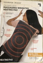Calming Heat Massaging Weighted Heating Pad by Sharper Image - £35.13 GBP