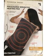 Calming Heat Massaging Weighted Heating Pad by Sharper Image - £34.75 GBP