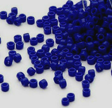 Miyuki Delicas 11/0, Op Cobalt Blue 726, 50g of glass beads - £11.54 GBP