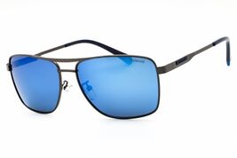 Polaroid Core PLD 2136/G/S/X 0KJ1 5X Dark Ruthenium/Blue Mirror Polarize... - $32.72