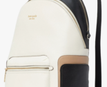 Kate Spade Hudson White Black Leather Large Laptop Backpack K7777 NWT $3... - £163.74 GBP