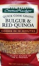 Central Market HEB Quick Cook Grains 8.8 Oz (Pack of 4) (Bulgur & Red Quinoa) - $39.73