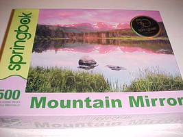 Springbok Donnelly Austin Photography Mountain Mirror 500 Piece Jigsaw P... - $44.95