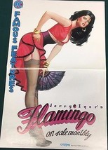 Jerry Iger&#39;s FLAMINGO (1984) Pacific Comics 11&quot; x 17&quot;  promotional poster - £7.90 GBP