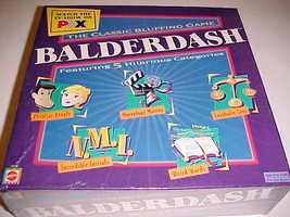 Mattel Balderdash The Classic Bluffing Game 5 Hilarious Categories 2003 ... - $49.99