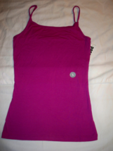 WOMENS/JRS NOLLIE CAMI TANK TOP ADJUSTABLE STRAPS SOLID PURPLE NEW $15 - $10.99