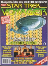 The STAR TREK Voyager April 1995 #1 Premier Collector Edition Magazine - £3.89 GBP