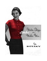 1950s Fitted Button Front Blouse with Peter Pan Collar - Knit pattern (PDF 1505) - £2.94 GBP