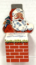 Vintage Savings Bank Xmas Club Advertising Santa Claus Paper Standing Or... - $16.34
