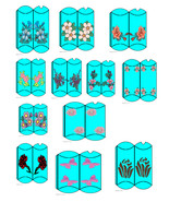 Pillow Pack Box Set PB1-Digital ClipArt-Birthday-Party-Gifts-Treats-Holiday - $37.30 MXN