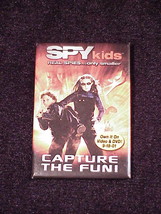 Spy Kids Movie Promotional Advertising Pinback Button, Pin - £4.59 GBP
