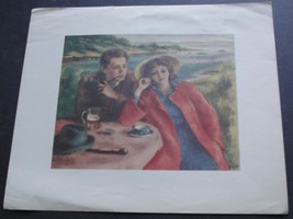 Vintage- Robert Philipp “My wife and I”-Reproduction Art Print- with Signature i - £15.72 GBP