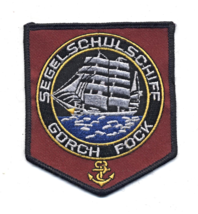 Segelschulschiff Gorch Fock Reichsmarine Ship 3 1/2&quot; x 4&quot; New Embroidere... - $4.00